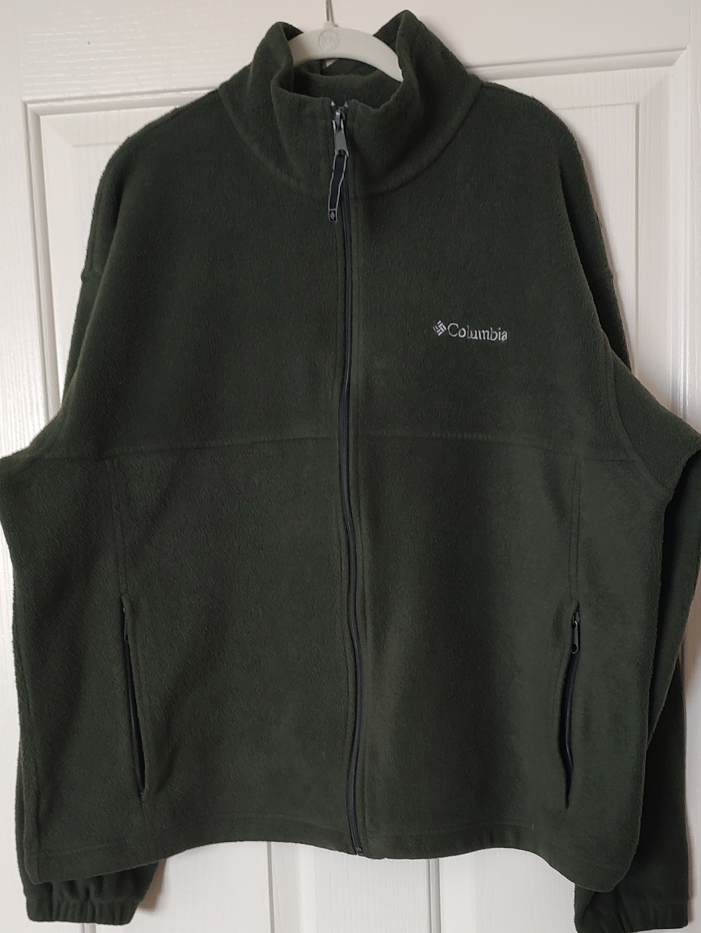 Columbia Men's XL Forest Green Fleece Jacket